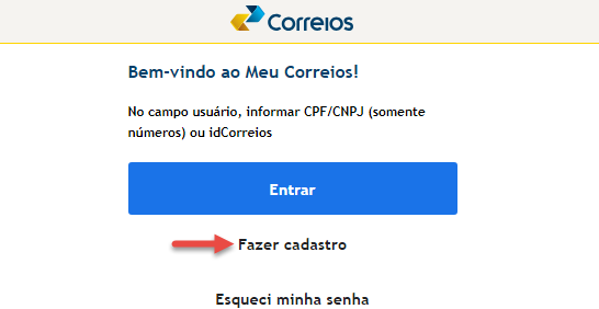 bem-vindo ao meu correios